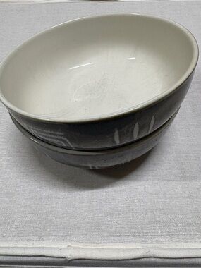 Mikasa Firesong Potters Craft Stoneware Cereal/Salad Bowls, Set of 2